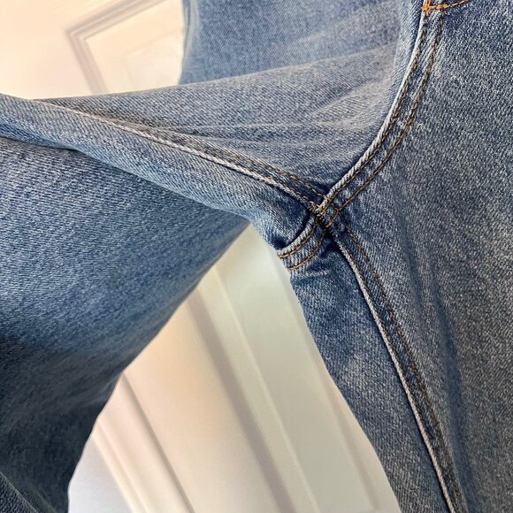 Women's Future Collective Mid-Rise Wide Leg Medium Wash Jeans 16 - Picture 8 of 11